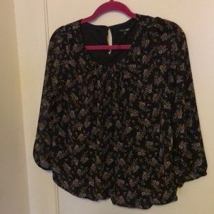 Papermoon Fanchon Sheer Sleeve Blouse